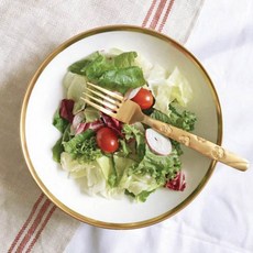 Twig NEWYORK 金邊義大利麵 & 沙拉碗, 混合色, 1個