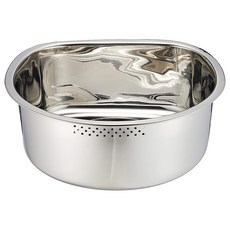 D型不銹鋼洗盆, 銀色, 1個