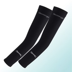 Slazenger 防紫外線涼感袖套 雙手穿戴組, 5套, 黑色
