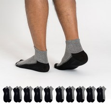 에이원패션 남성용 실속형 투칼라 초미니 양말 10켤레