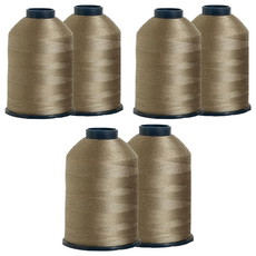 COTTONVILL 高級縫紉機線套装 45' S/2 1700公尺 2入, C008, 6件