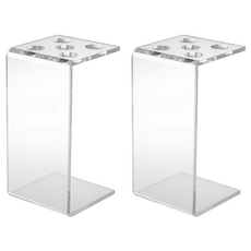 Alida DDY 透明美髮剪刀架, 單一顏色, 2個