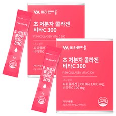 Vitamin Village 超低分子膠原蛋白維他命C 300, 60g, 2盒