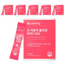 Vitamin Village 超低分子膠原蛋白維生素C 300 30p, 60g, 6盒