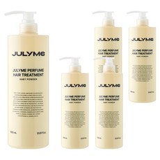 줄라이미 대용량 퍼퓸 트리트먼트 헤어팩 베이비파우더향, 1L, 5개