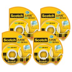 3M Scotch 可重複黏貼雙面膠帶 238 19mm x 5.08m, 4個