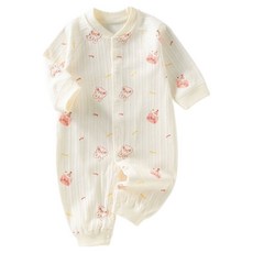 Bebeniz 嬰幼兒可愛圖案提花長袖連身衣