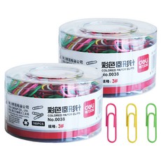 필립로지스틱 오피스 클립 세트, 160개입, 2개