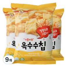 기름제로 옥수수칩, 60g, 9개