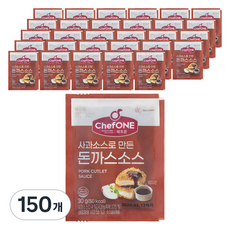 Chefone 一次性蘋果豬排醬, 30g, 150個