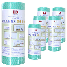 LIVING DUO Mamasong 薄荷捲筒抹布, 50個, 6個