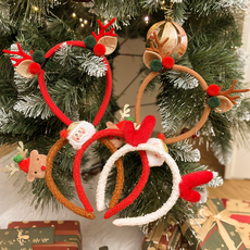 Lead home 聖誕節毛絨髮箍5件組, 1套, 混合顏色