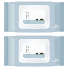 라운드랩 1025 독도 클렌징 티슈, 30매입, 2개