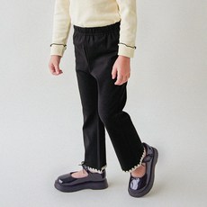 WALTONKIDS 女童Melo Stitch羅馬布靴型褲