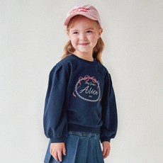 WALTONKIDS 女童款可愛愛麗絲大學T恤