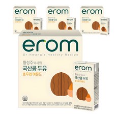 이롬 황성주박사의 국산콩 두유 호두와 아몬드, 190ml, 64개