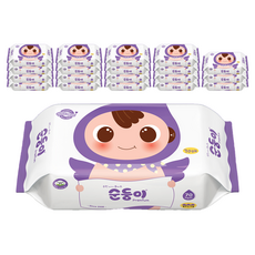 순둥이 프리미엄 엠보싱 물티슈 리필형, 65g, 70매, 20개