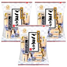 天惠 芝麻最中, 日本原裝進口道地日式傳統點心, 濃濃的芝麻香氣, 口感綿密, 甜而不膩, 搭配茶品享用更好吃, 191.1g, 3袋
