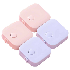 ICORES 迷你雙面捲尺 顏色隨機, 1.5m, 4個