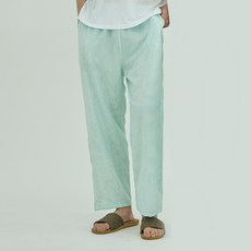 테라우드 깅엄 체크 9부 파자마 바지