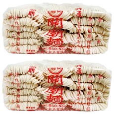 MIAW KO 大廟口 關廟麵 粗 台南特產 口感豐富, 1.2kg, 2包