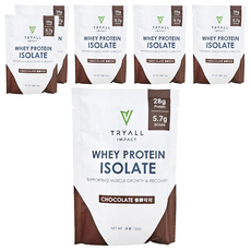 TRYALL 全分離乳清蛋白 香醇可可, 35g, 6包