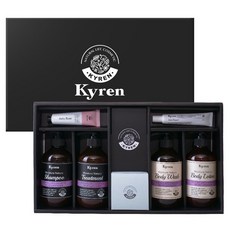 KYREN 薰衣草保濕洗沐禮盒(洗髮精+護髮素+沐浴乳+身體乳液+護髮精華液+護手霜+洗髮刷), 1組