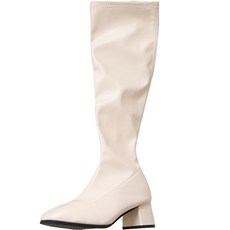 미스제인 포닝 스판 스퀘어 롱부츠 5.5cm