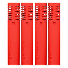 blak經典修毛刀 Body trimmer 刀片-不鏽鋼 刀柄-塑膠ABS, Orange 夜光橙, 4支