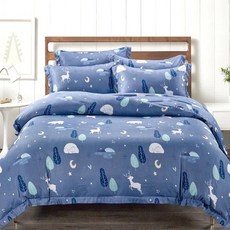 LoveCity 寢城之戀 吸濕排汗萊賽爾天絲床包枕套組 (床包7 x 6尺(210 x 180cm) + 枕套75 x 45cm)