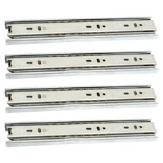 書桌三節式抽屜滑軌 一般型, 4個