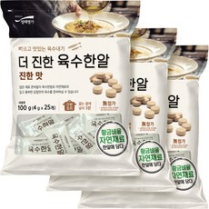 청해명가 더 진한 육수 한알 진한맛 25p, 100g, 3개