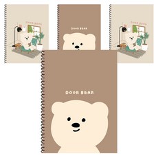 아트모아 두꺼운 연습장 80p, 랜덤발송, 4개