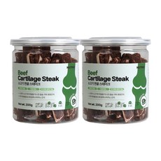 뉴트리오 스테이크 반려견 간식, 소고기연골맛, 200g, 2개