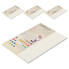 paperculture 達文西壓花 加厚雙面壓花紙 B4 No 52 奶油色 180g, 15個