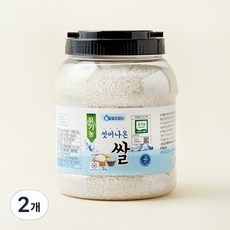 유기농 불릴필요없는 씻어나온 쌀, 2kg, 2개, 상등급