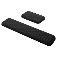 픽스몰 메모리폼 팜레스트 받침대 세트, 블랙, 1세트