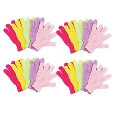 明亮生活 手套 身體磨砂 沐浴巾, 隨機出貨, 20入, 1個