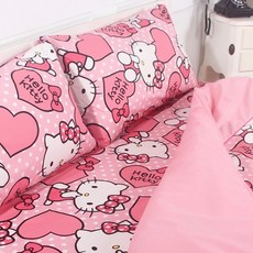 LoveCity 寢城之戀 台灣製 三麗鷗正版授權 混紡棉 薄被套床包組