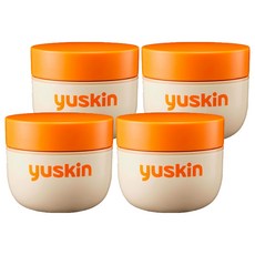 yuskin 悠斯晶 乳霜, 長效滋潤保濕, 含維他命B2, 120g, 4件