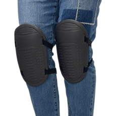 INFISHOP 盾牌型高密度工作用護膝 2入, 1個, 黑色