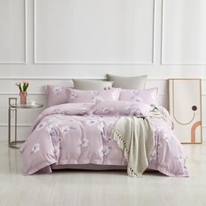 萊賽爾 兩用被 台灣製 50%萊賽爾纖維+50%吸濕排汗纖維, 水蓮娜 粉紫色