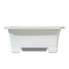 플라팜 텃밭화분 클래식, 화이트, 1개