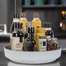 comet 防滑多功能旋轉托盤 大型, 白色, 1個