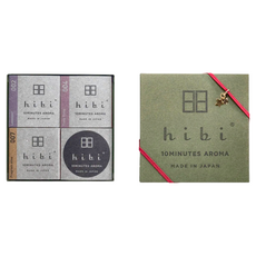 hibi 香氛火柴 聖誕系列 三入禮盒組，薰衣草，天竺葵，茶樹, 1個