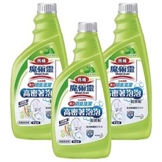 Kao 花王 Magiclean 魔術靈 高密泡馬桶清潔劑草本香 更替瓶, 500ml, 3瓶