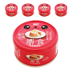 IPET 艾沛 鼎食犬罐 營養鵪鶉蛋, 人用等級食材, 含葉黃素/維他命B6, 110g, 5罐
