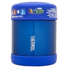 THERMOS 膳魔師 FUNtainer 悶燒罐，5小時保溫，7小時保冷, 藍色, 290ml, 1個