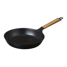 VERMICULAR 鑄鐵琺瑯平底鍋 橡木色 寬 460 x 100 x 40 mm, 26cm 橡木柄, 1個