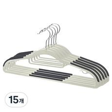 World Clean 雙色防滑旋轉式衣架, 灰色, 15個